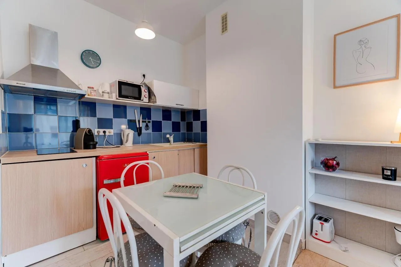 Apartment Riviera Plage - Wifi, Ac, 4 Pers Nice